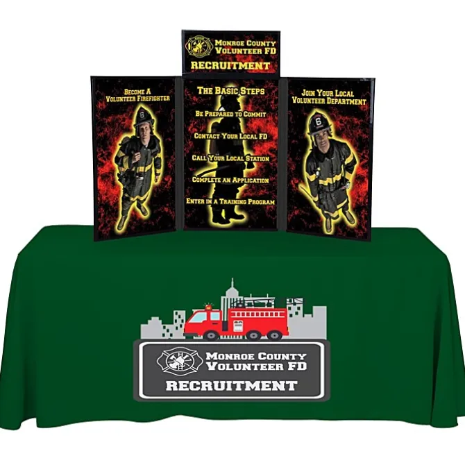 Fold N Go Tabletop Kit - 4 feet - Full Color