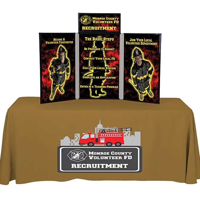 Fold N Go Tabletop Kit - 4 feet - Full Color
