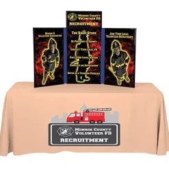 Fold N Go Tabletop Kit - 4 feet - Full Color