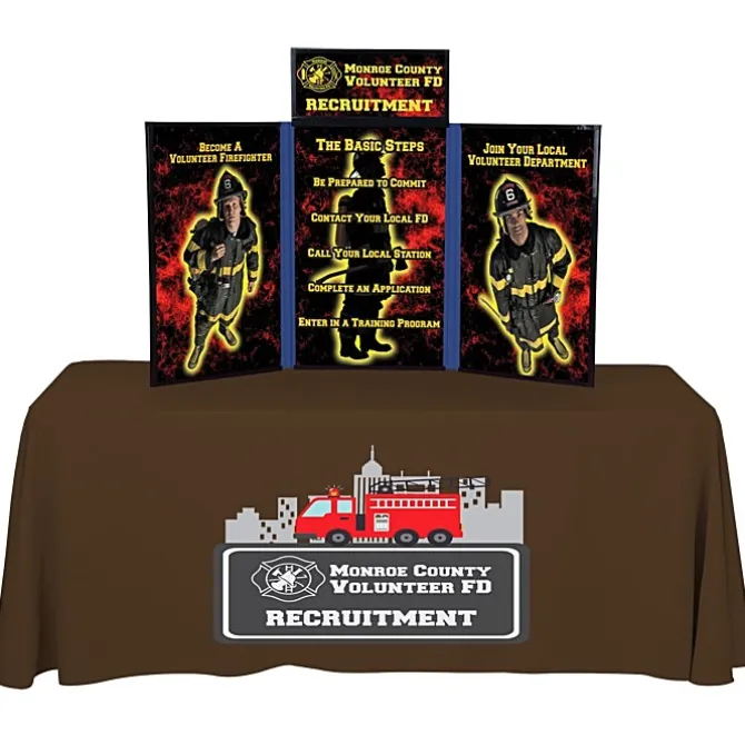 Fold N Go Tabletop Kit - 4 feet - Full Color