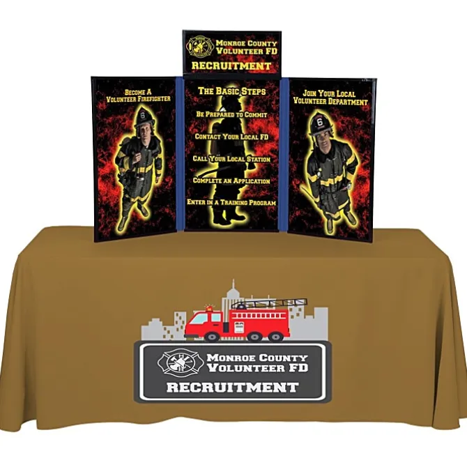Fold N Go Tabletop Kit - 4 feet - Full Color