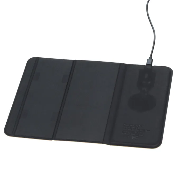 Fold Up Mouse Pad with Wireless Charging Pad