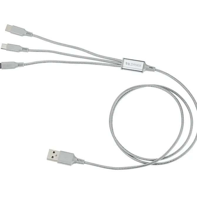 3-foot Metallic Charging Cable