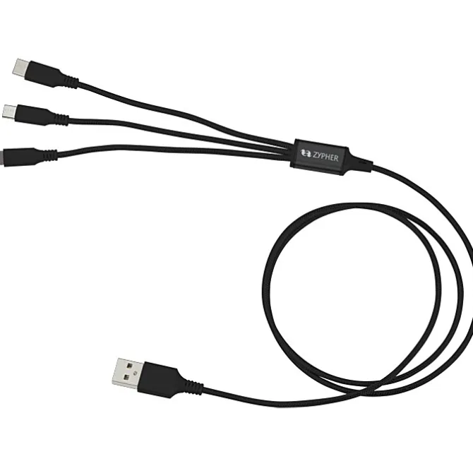 3-foot Metallic Charging Cable