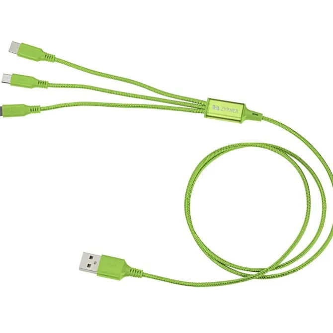 3-foot Metallic Charging Cable