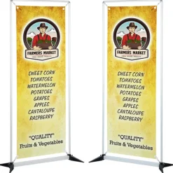 FrameWorx Banner Stand - 27 1/2 inches - Two Sided