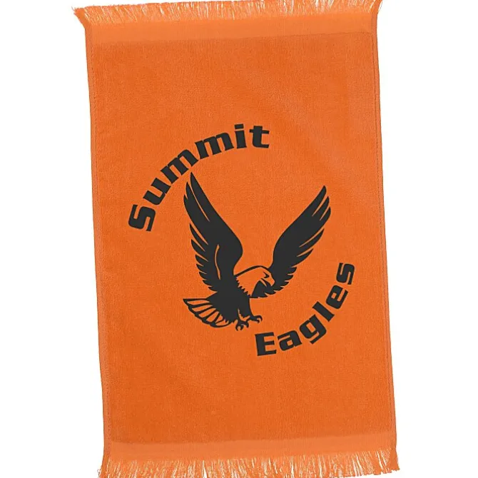 Fringed Velour Spirit Towel - 11 inches x 18 inches - Colors