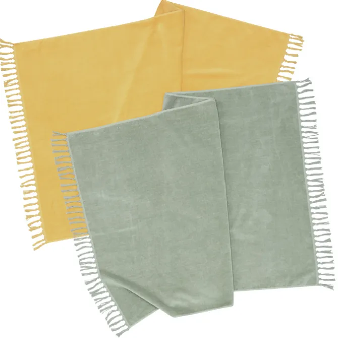 Fringe Terry Velour Beach Towel - Colors