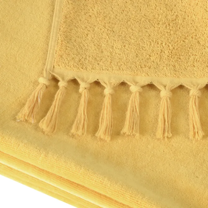 Fringe Terry Velour Beach Towel - Colors
