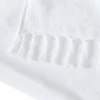 Fringe Terry Velour Beach Towel - White