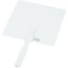 Full Color Hand Fan with Plastic Handle - Square
