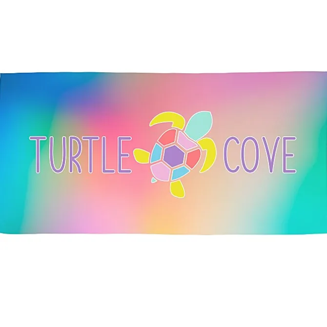 Full Color Microfiber Terry Beach Towel