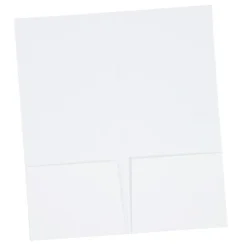 Full Color Paper Two-Pocket Mini Folder - 9 inches x 4 inches