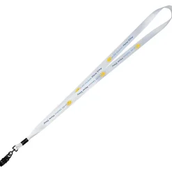 Full Color Ribbon Lanyard - 5/8 inch - 36 inches - Metal Bulldog Clip