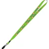 Full Color Ribbon Lanyard - 5/8 inches - 32 inches - Metal Bulldog Clip