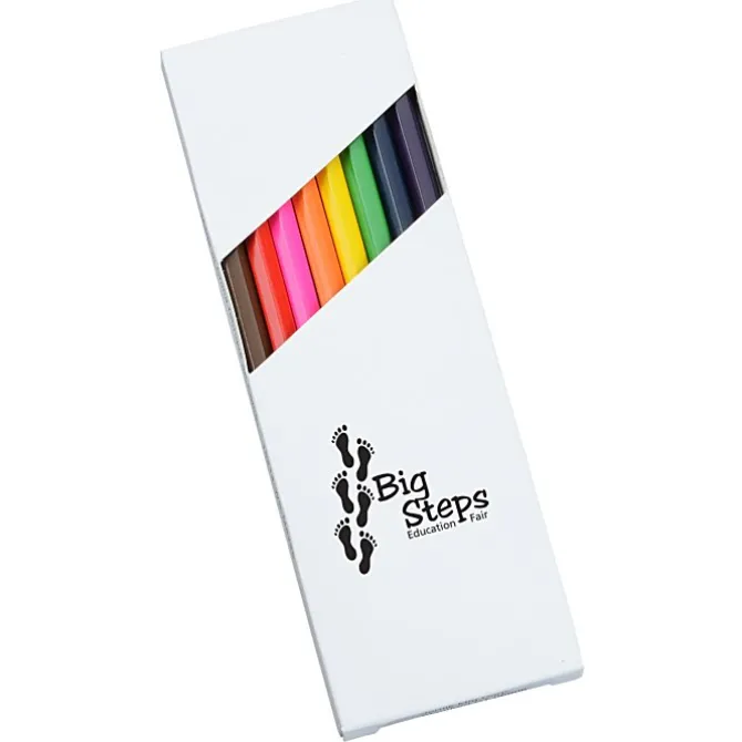 Full Sized Color Pencil 8 Pack - 24 hr