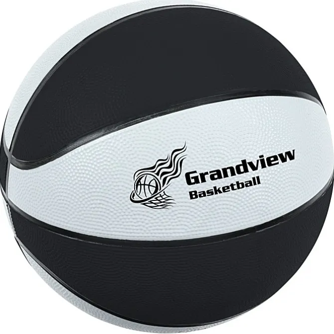 Full Size Rubber Basketball - Two Tone