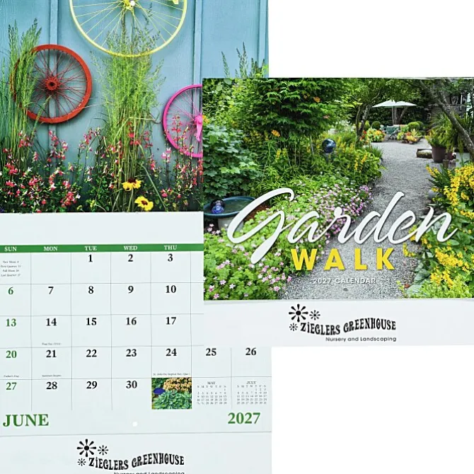 Garden Walk Calendar - Stapled
