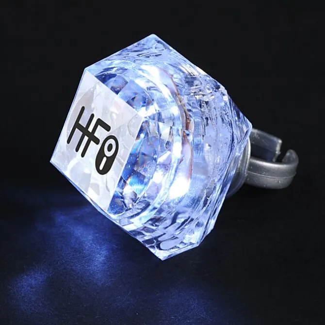 Gem Light-Up Ring - Princess Cut