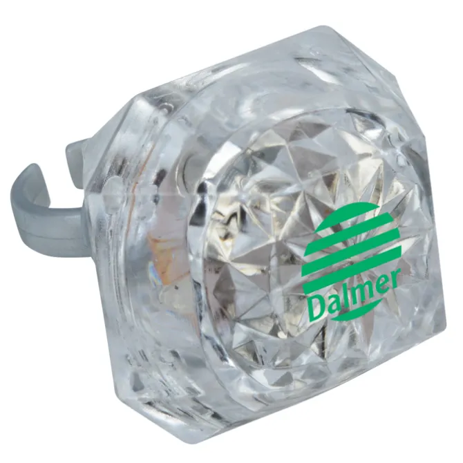 Gem Light-Up Ring - Princess Cut - Multicolor - 24 hr