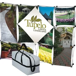 10' Geometric Pop-Up Display with Soft Carrying Case