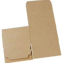 Gift Box - 4 inches x 4 inches x 2 inches - Natural Kraft