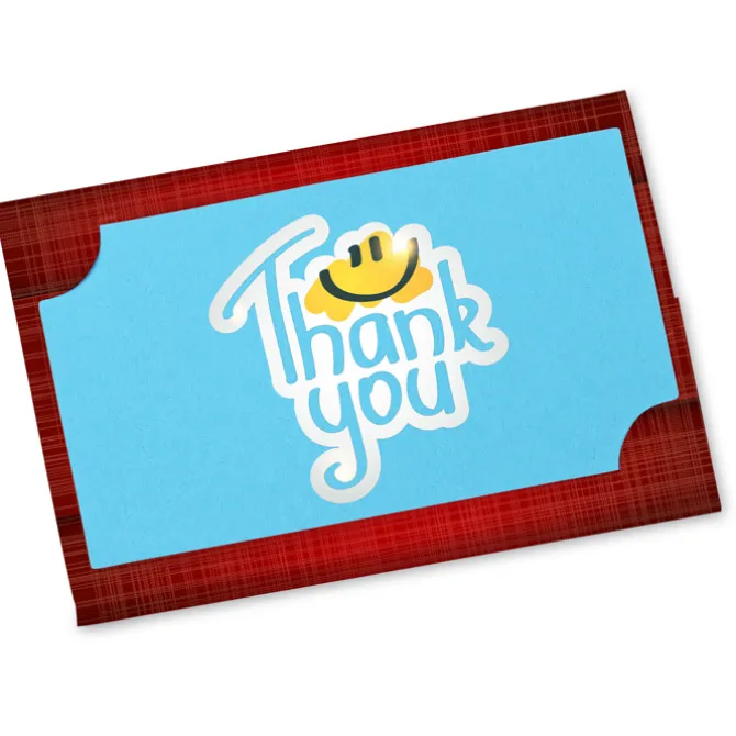 Gift Card Box with Corner Tabs