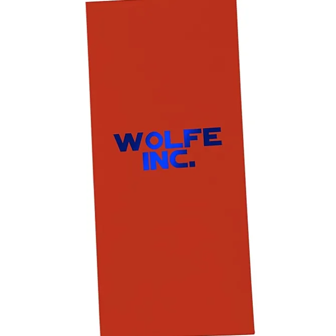 Gloss Paper Two-Pocket Mini Folder - 9 inches x 4 inches