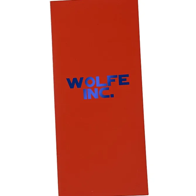 Gloss Paper Two-Pocket Mini Folder - 9 inches x 4 inches