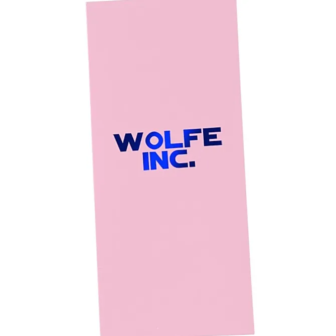Gloss Paper Two-Pocket Mini Folder - 9 inches x 4 inches