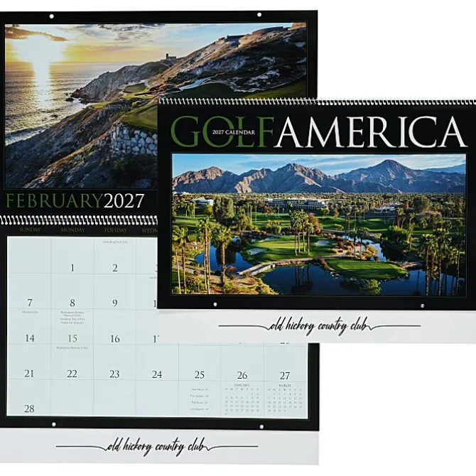 Golf America Large Wall Calendar