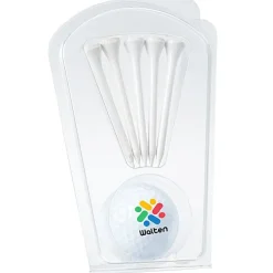 Golf Ball and Tee Clam Pack