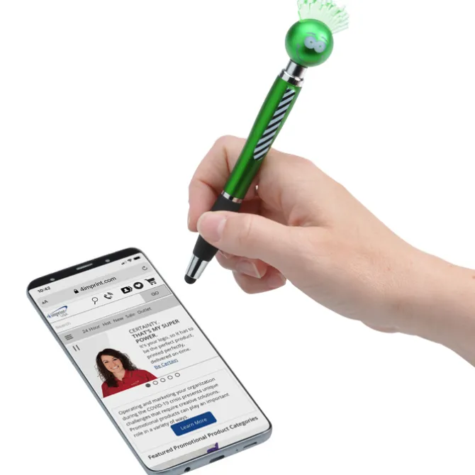 Goofy Guy Light-Up Stylus Twist Pen - 24 hr