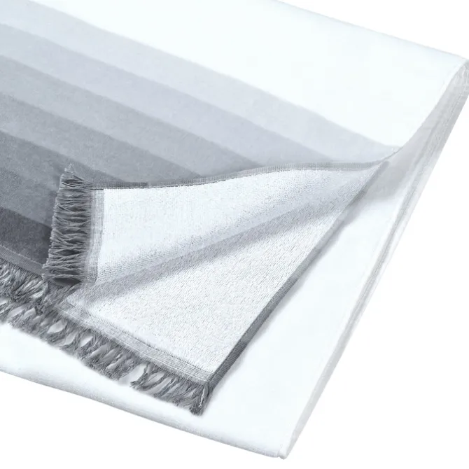 Gradient Edge Velour Beach Towel
