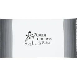 Gradient Edge Velour Beach Towel