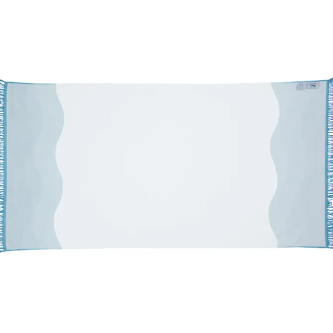 Gradient Edge Velour Beach Towel