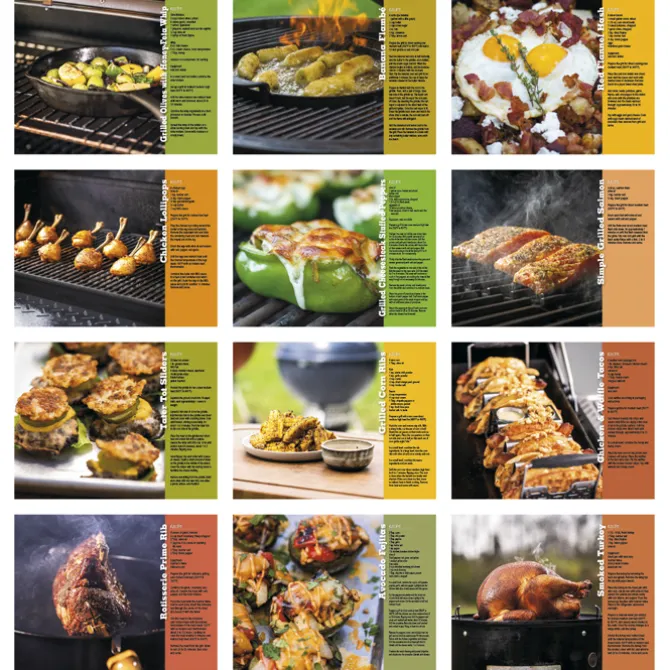 Grilling Wall Calendar - Spiral