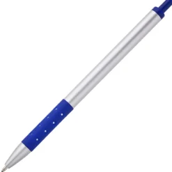 Grip Click Pen - Silver