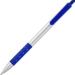 Grip Click Pen - Silver - 24 hr