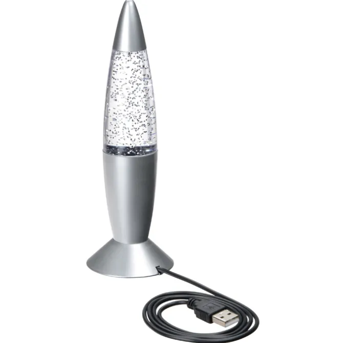 Groovy Glitter Lamp