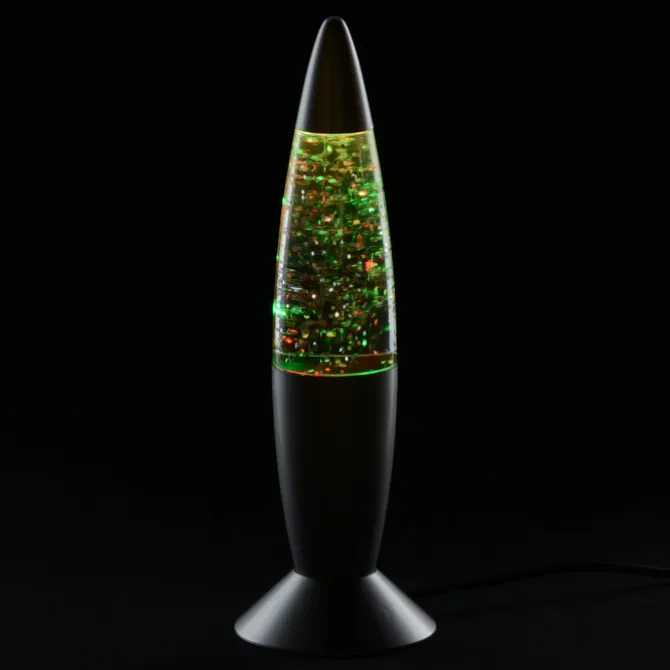 Groovy Glitter Lamp