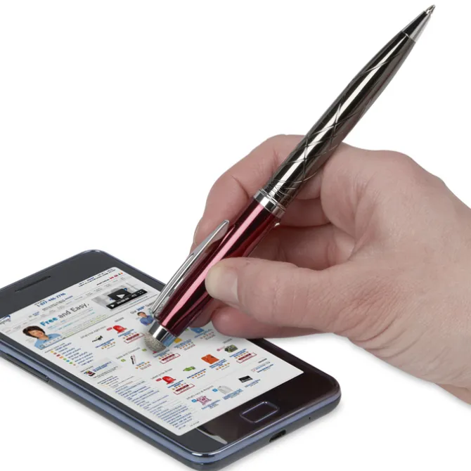 Guillox Nine Fiber Stylus Twist Metal Pen - 24 hr