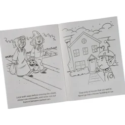 Halloween Safety Coloring Book