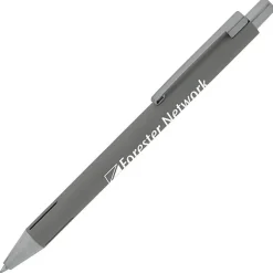 Halo Soft Touch Gel Metal Pen