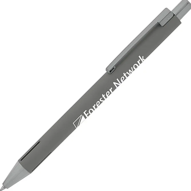 Halo Soft Touch Gel Metal Pen