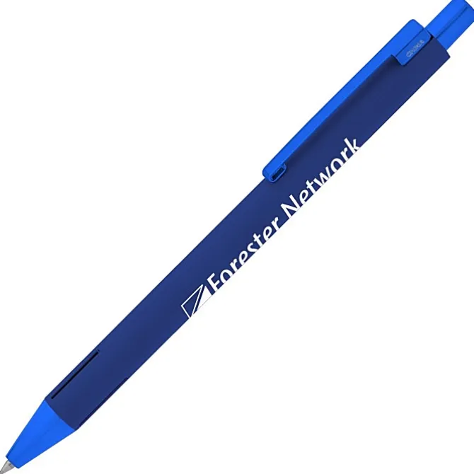 Halo Soft Touch Gel Metal Pen