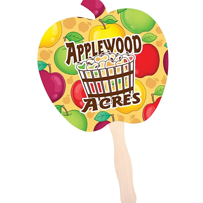 Hand Fan - Apple - Full Color