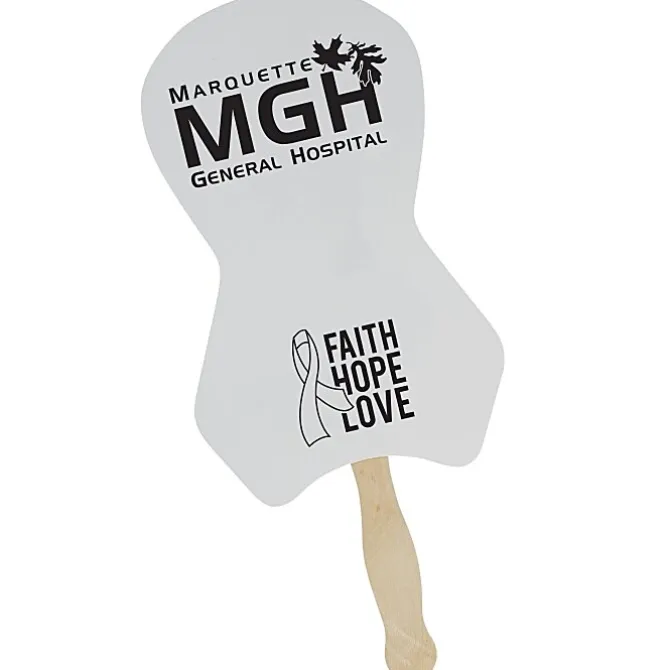 Hand Fan - Awareness Ribbon