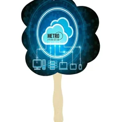 Hand Fan - Cloud - Full Color