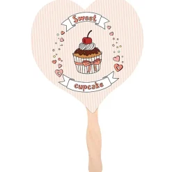 Hand Fan - Heart - Full Color - 24 hr